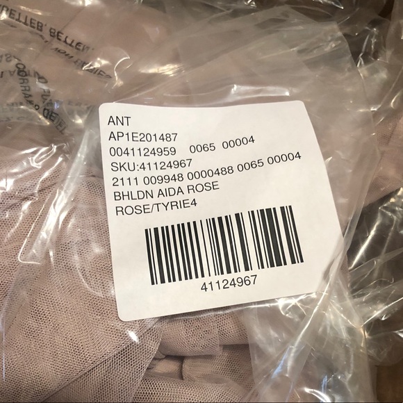 NWT BHLDN x Adrianna Papell Aida Dress in Rose Size 4 - Picture 9 of 10